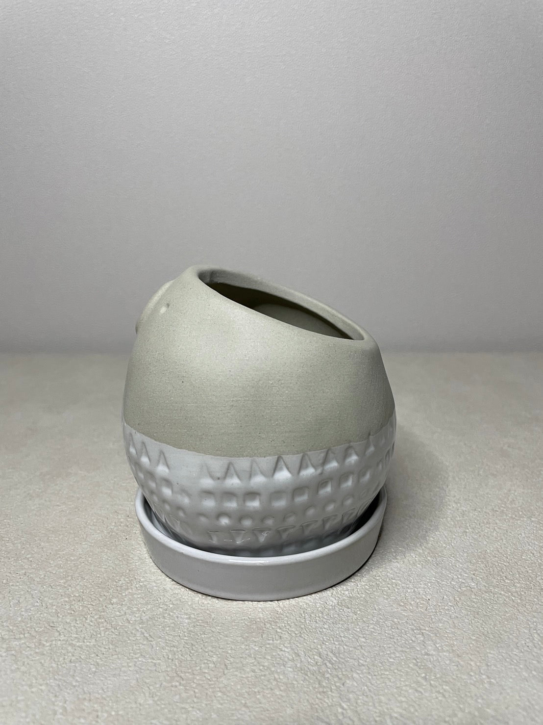 Maske ラウンドプランター グレー Sサイズ FTGK2911GY