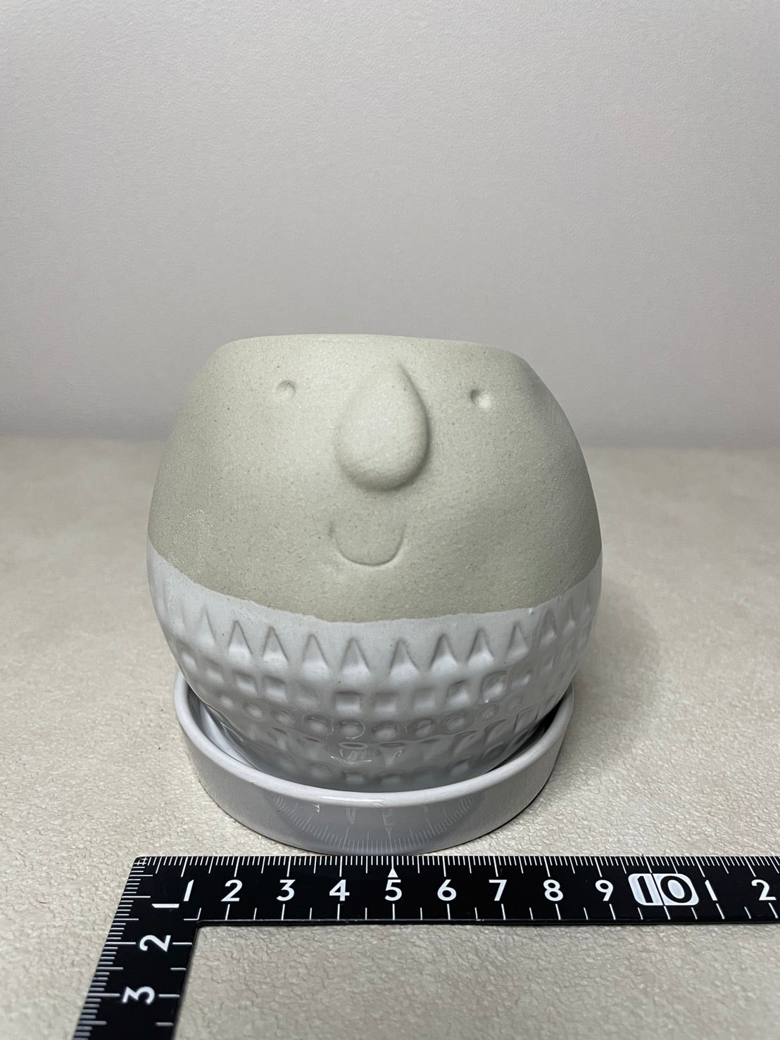 Maske ラウンドプランター グレー Sサイズ FTGK2911GY