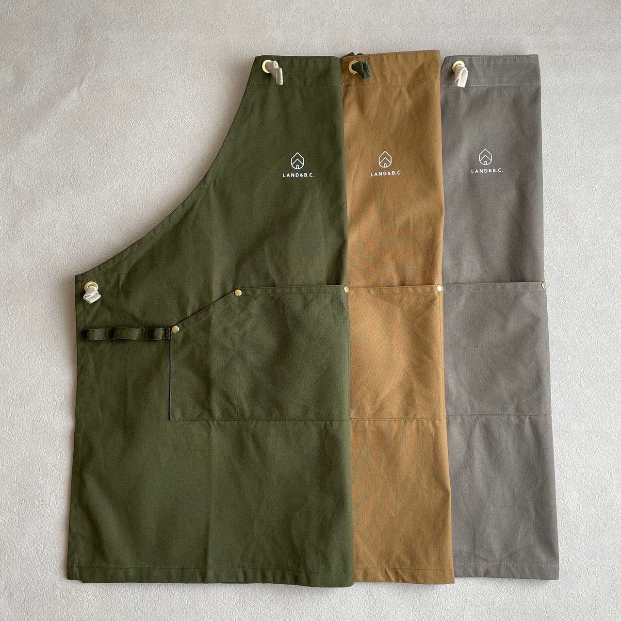 Work apron_OL ワークエプロン_オリーブ