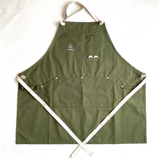 Work apron_OL ワークエプロン_オリーブ